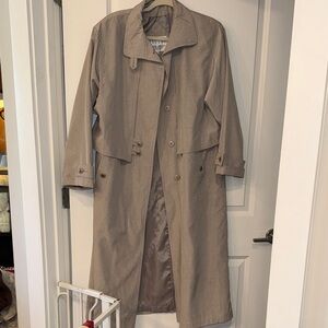 Vintage American Bazaar Beige Trench